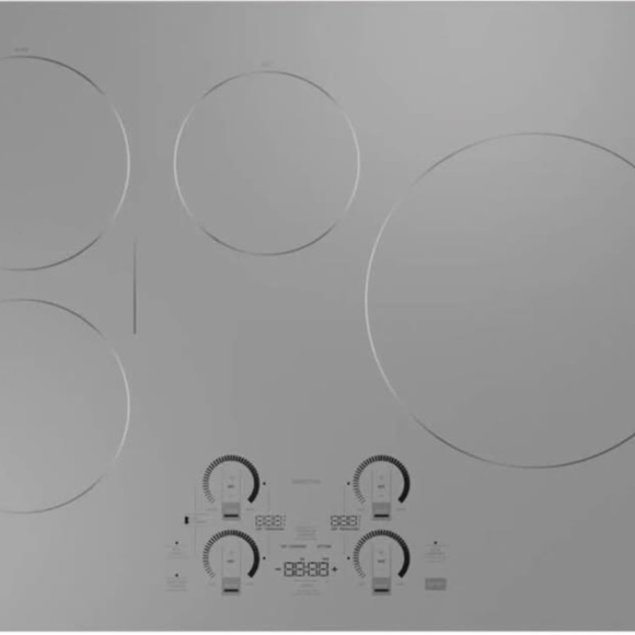 Monogram 30” Smooth Top Smart Induction Cooktop – Stainless Steel (Out of Box /